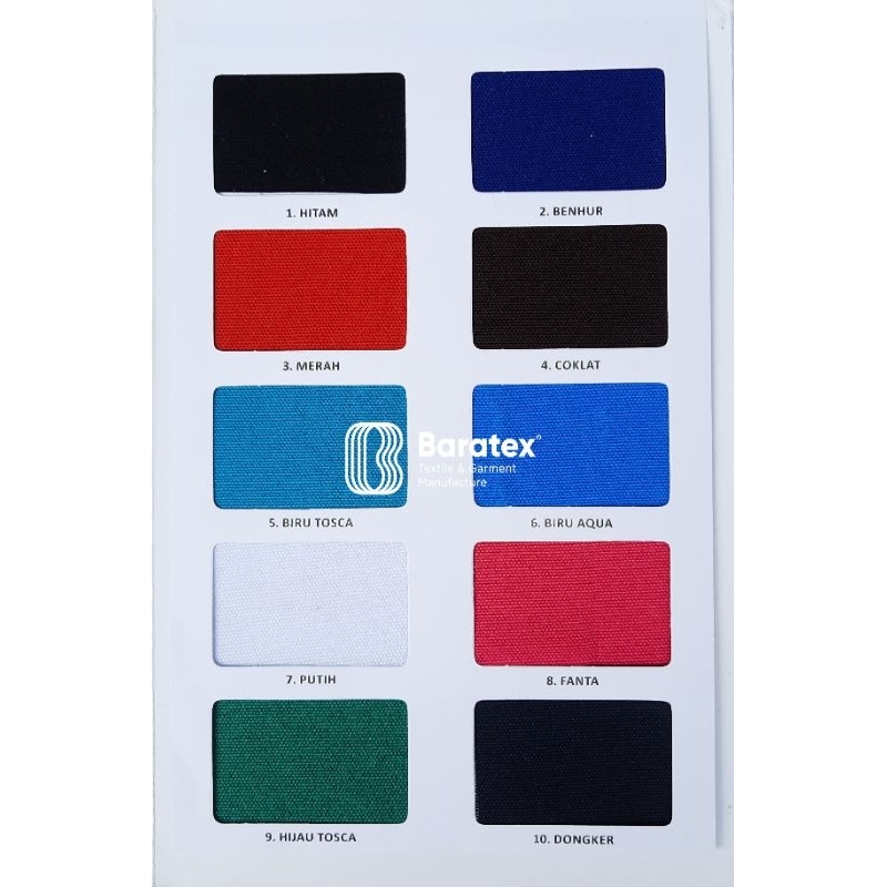 Jual BARATEX - (GROSIR isi 60 yard) Kanvas Polyester (PE)/Kanvas ...