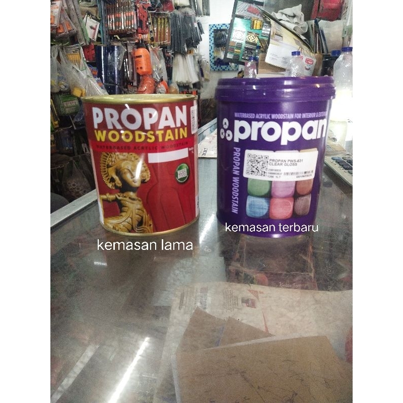 Jual POLITUR PROPAN WOODSTAIN PWS 1.Liter | Shopee Indonesia