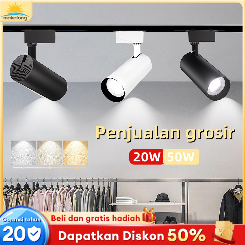 Jual LAMPU RELL TRACK LED trek lampu sorot lampu sorot trek lampu dalam ...