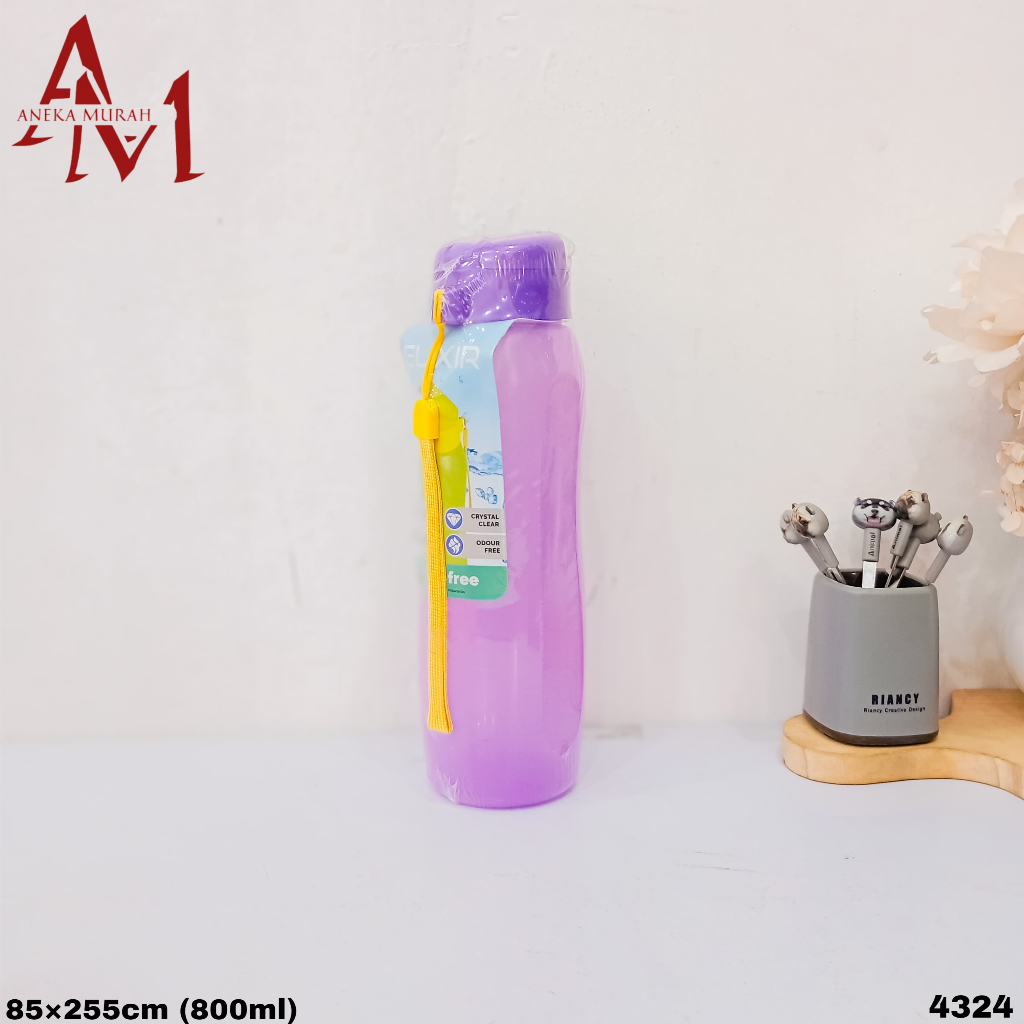Jual BOTOL MINUM PLASTIK ELIXIR ACTIVE BA 080 800ML ( 4324 ) | Shopee ...