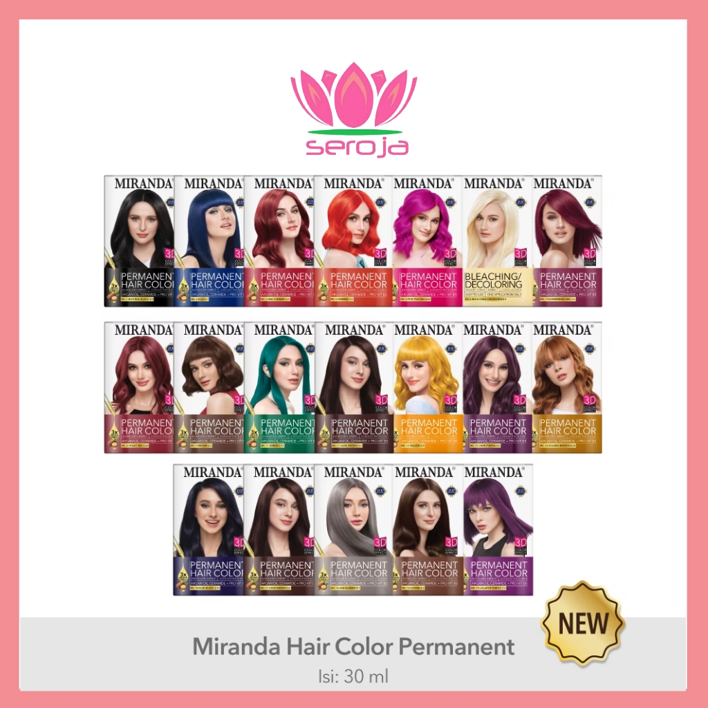 Jual seroja - Miranda Hair Color / Semir Rambut 30ml | Shopee Indonesia