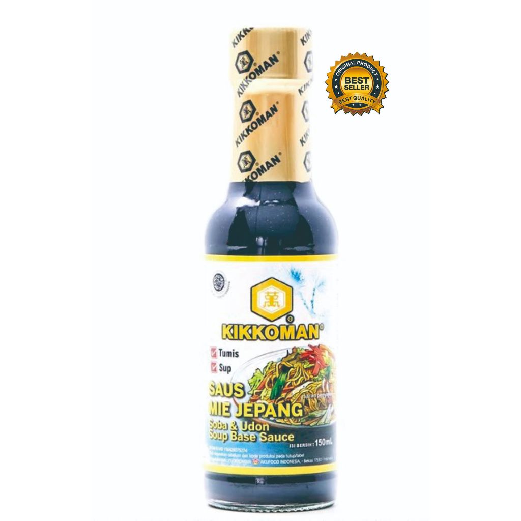 Jual Kikkoman Soba Shoyu ( Saus Mie Jepang) HALAL Botol 150 ML | Shopee ...