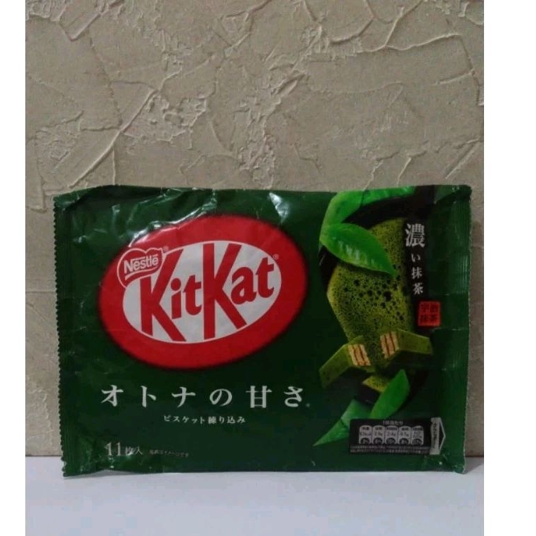 Jual KIT KAT GREEN TEA MATCHA KITKAT JAPAN | Shopee Indonesia