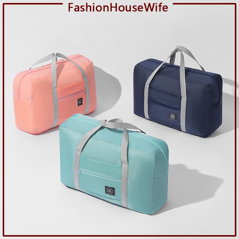 Foldable Duffle Bag Travel Folding Carry Bag Tas Travelling Tas