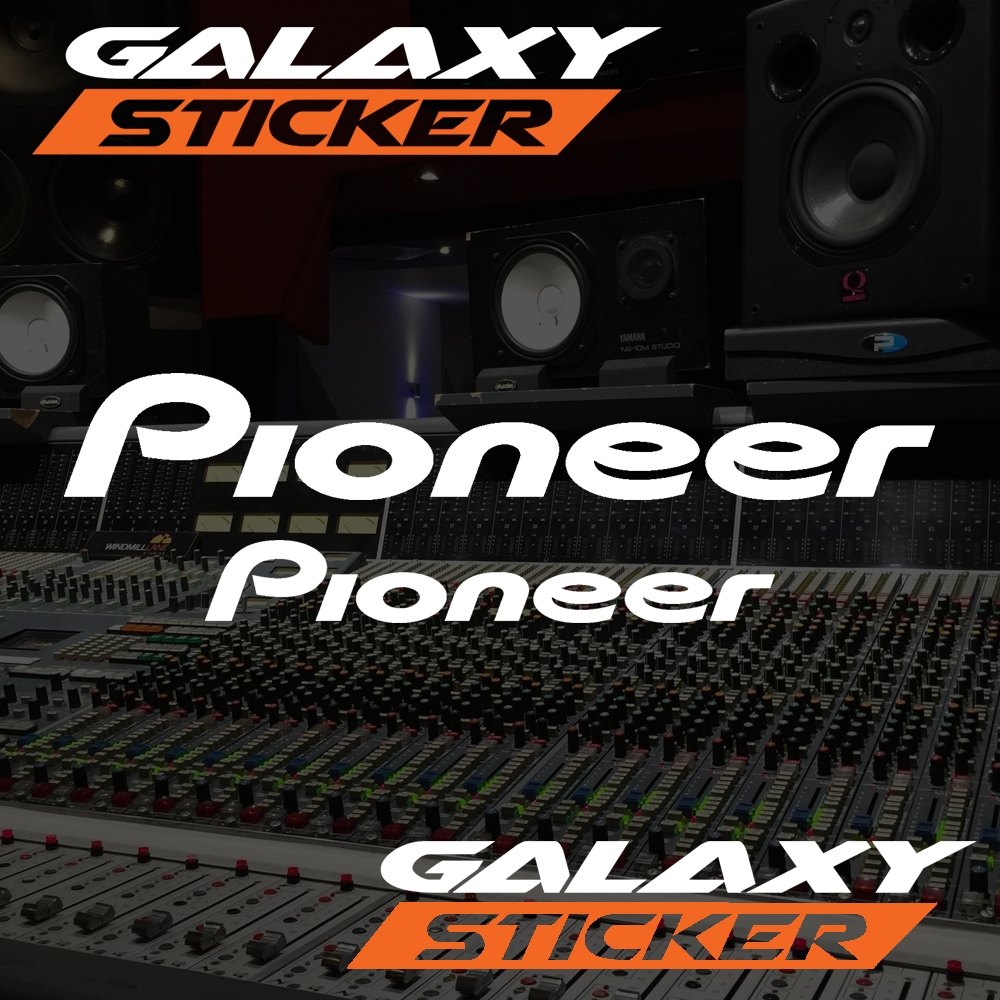 Jual cutting sticker hardcase box sound system pioneer.stiker audio ...
