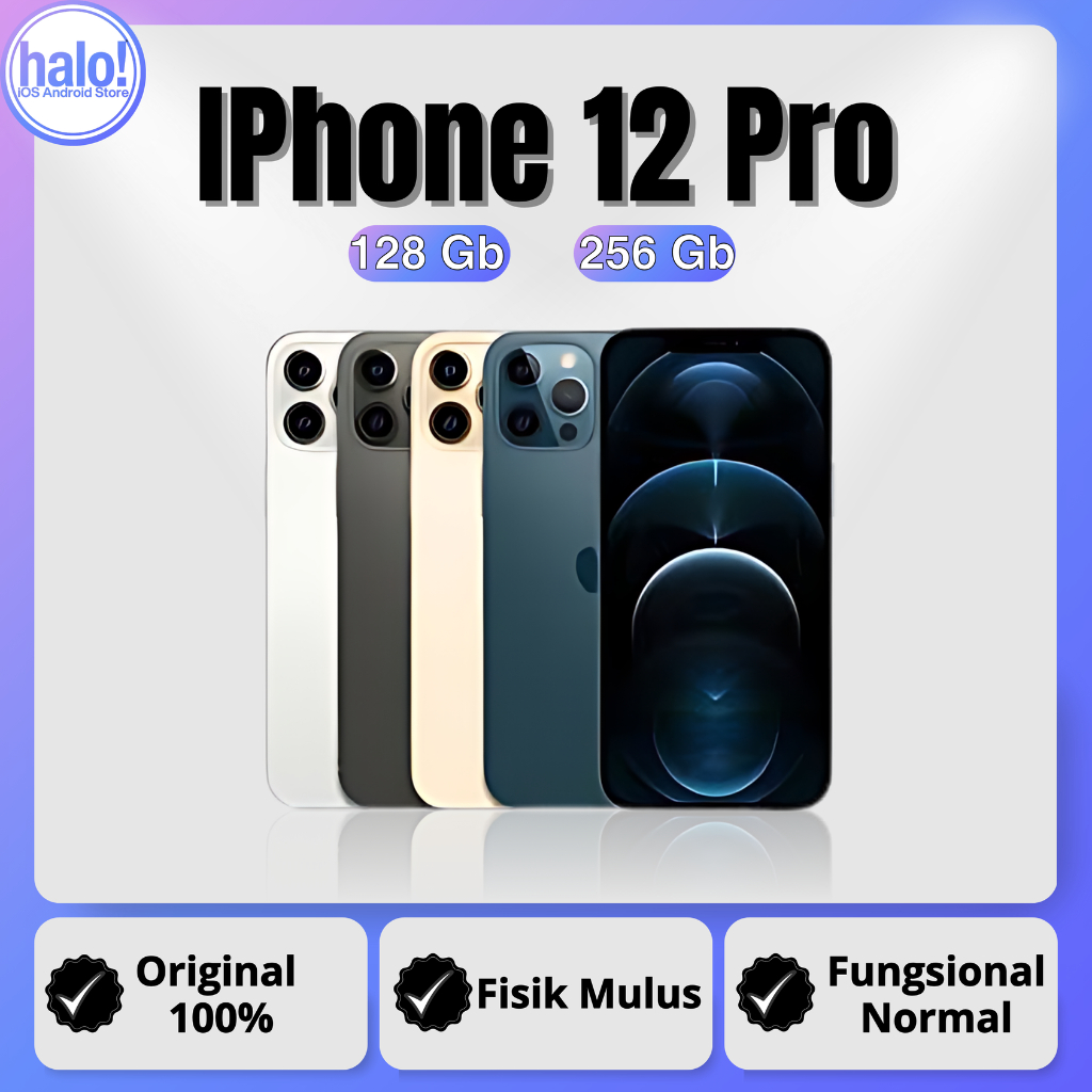 Jual iPhone 12 Pro Secondhand Bea Cukai dan Non Bea Cukai All Provider ...