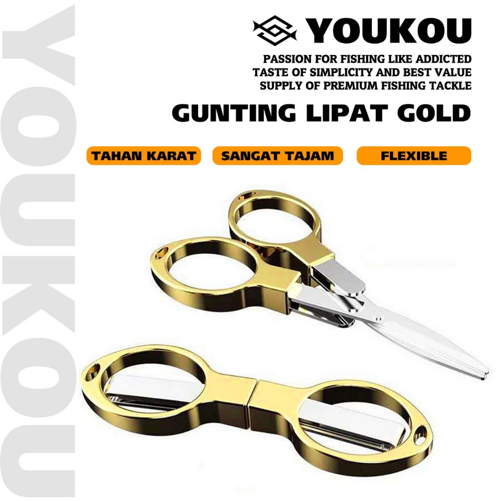 Jual YOUKOU Gunting Kecil Mini Lipat Gunting Lipat Senar Pancing ...