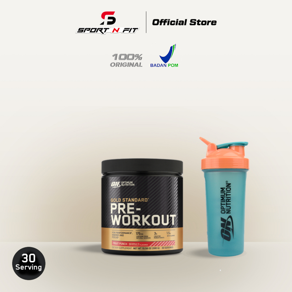 Jual Optimum Nutrition GS PRE^WORKOUT 300 Gram Shopee Indonesia