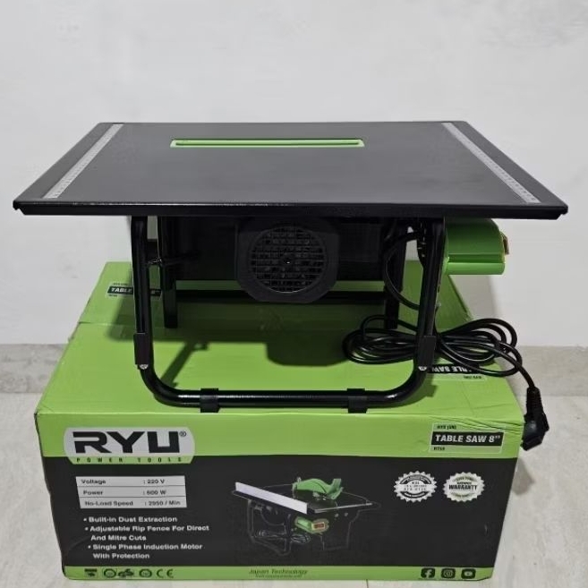 Jual Mesin Gergaji Meja Potong Kayu RYU RTS8 Table Saw 8