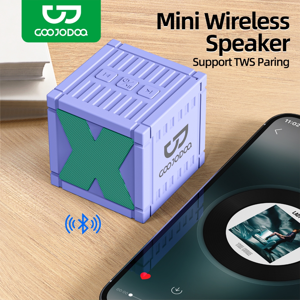 Jual GOOJODOQ Mini Wireless Bluetooth Speaker HiFi Sound Portable ...