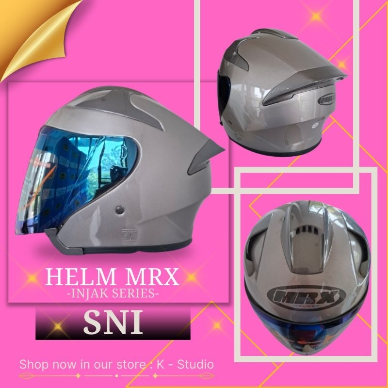 Jual Helm Injak MRX Equss Half Face Nyaman Elegan - Motorcycle | Shopee ...