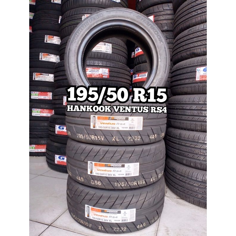 Jual BAN 195/50 R15 HANKOOK VENTUS Rs 4 | Shopee Indonesia