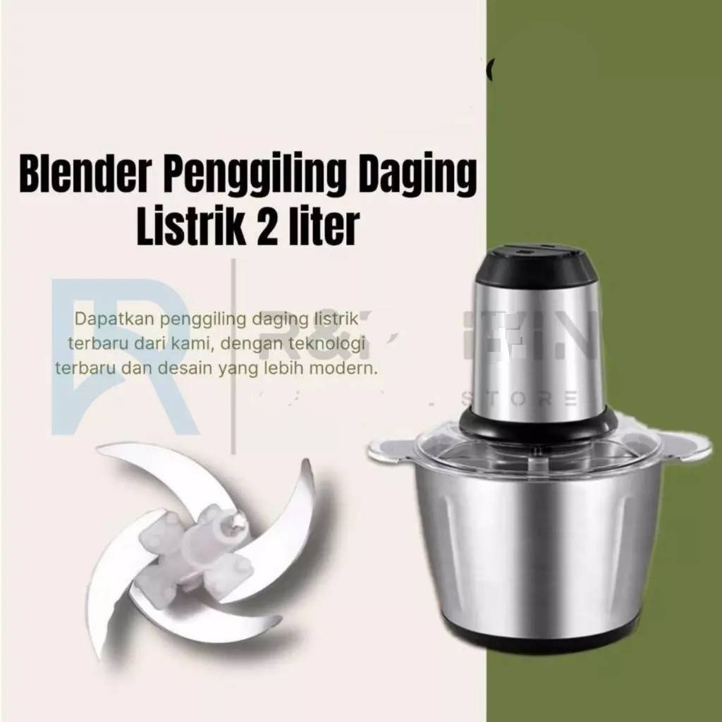 Jual Blender Daging Bumbu Stainless Steel Chopper Serbaguna Penggiling ...