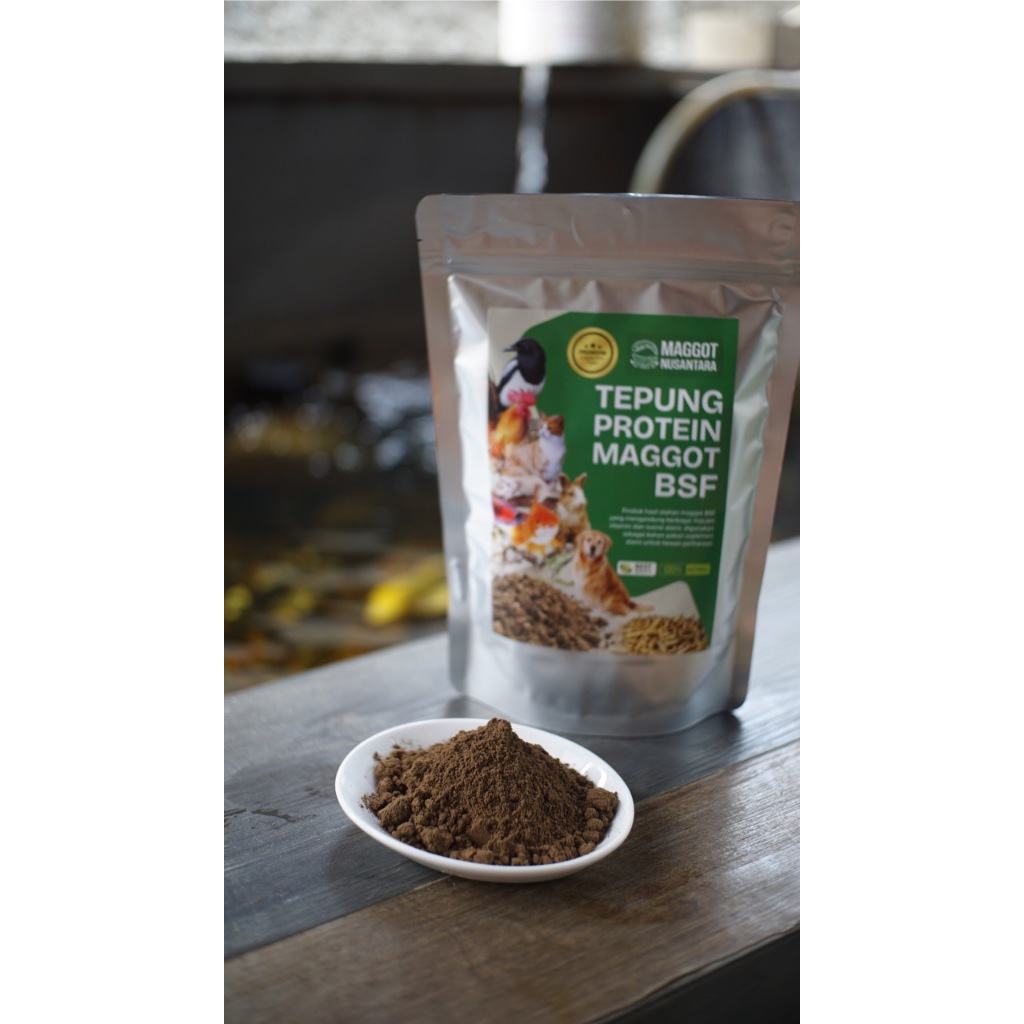 Jual 500 GR - Maggot Powder Premium - Tepung Protein Hewan Maggot BSF ...