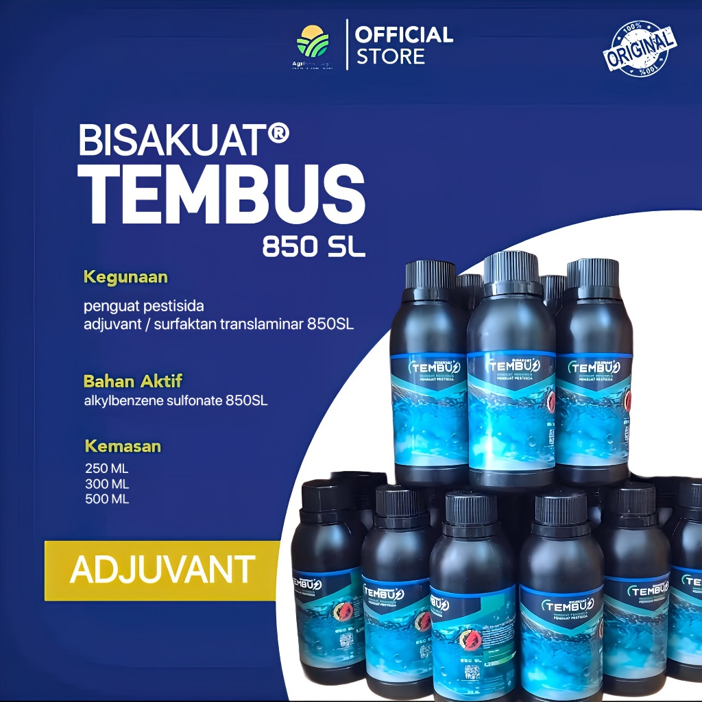 Jual TEMBUS 850SL 300ML 500ML Adjuvan Translaminar Penguat Pestisida ...