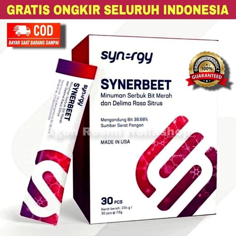 Jual SYNERBEET Suplemen Buah Bit Penjaga Stamina Jantung, Otot Dan ...