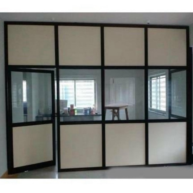 Jual Desain Pamasangan Kusen Partisi ACP Dan Kombinasi Kaca Mati ...