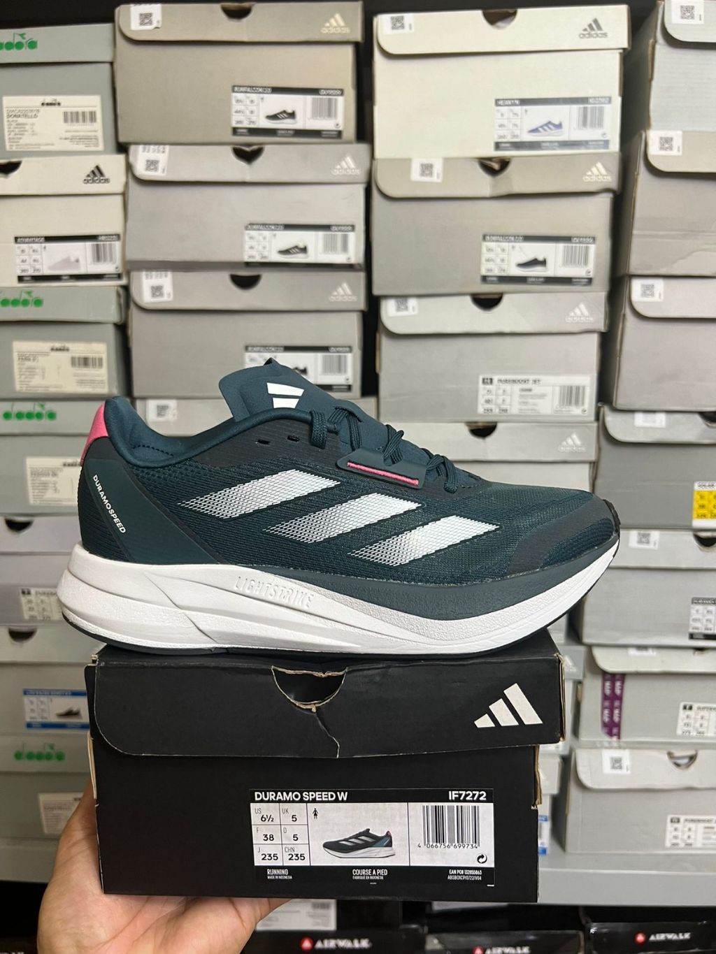 Jual Adidas Duramo Speed Running IF7272 Women Shoes Original | Shopee ...