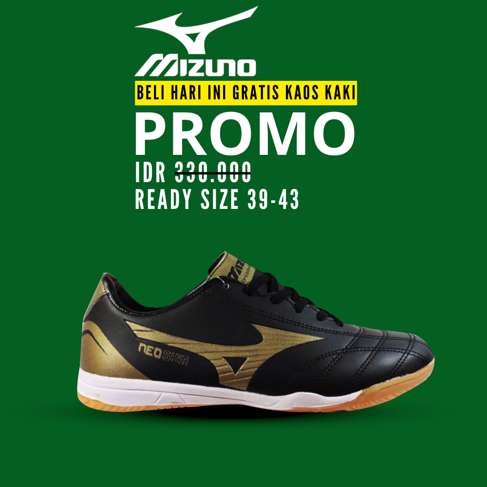 Mizuno Original Sepatu Futsal Mizuno Neo Sepatu Bola Mizuno