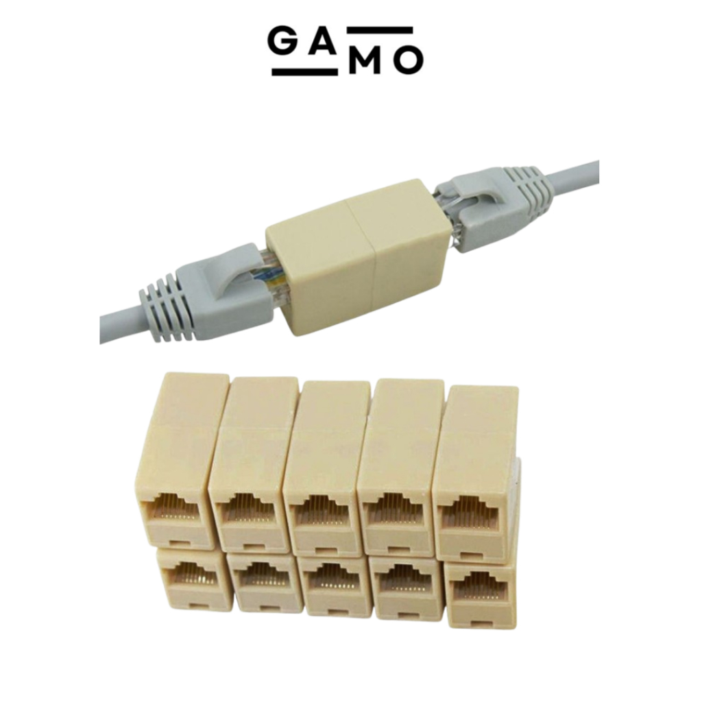 Jual KONEKTOR BAREL SAMBUNGAN RJ45 Barel RJ45 Coupler Female to Female ...