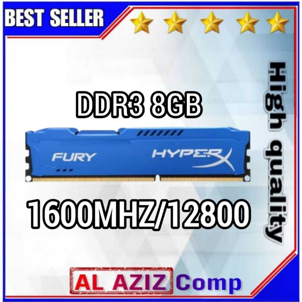 Jual RAM PC HYPERX 8GB DDR3 12800 | Shopee Indonesia