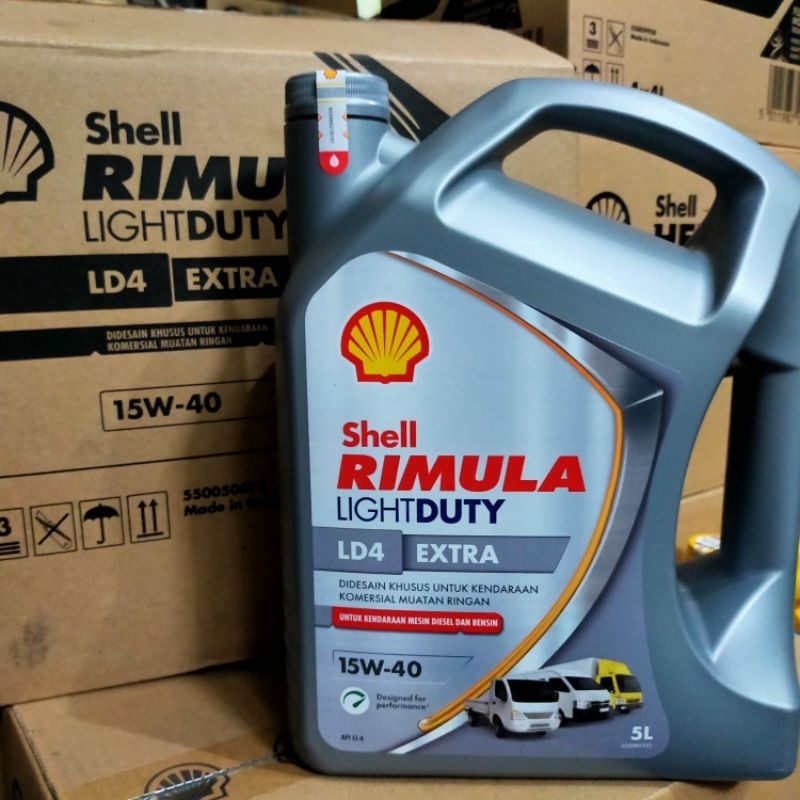 Jual 1dos Shell Rimula LD4 Extra 15w-40 3x5L (pengganti R3 turbo ...