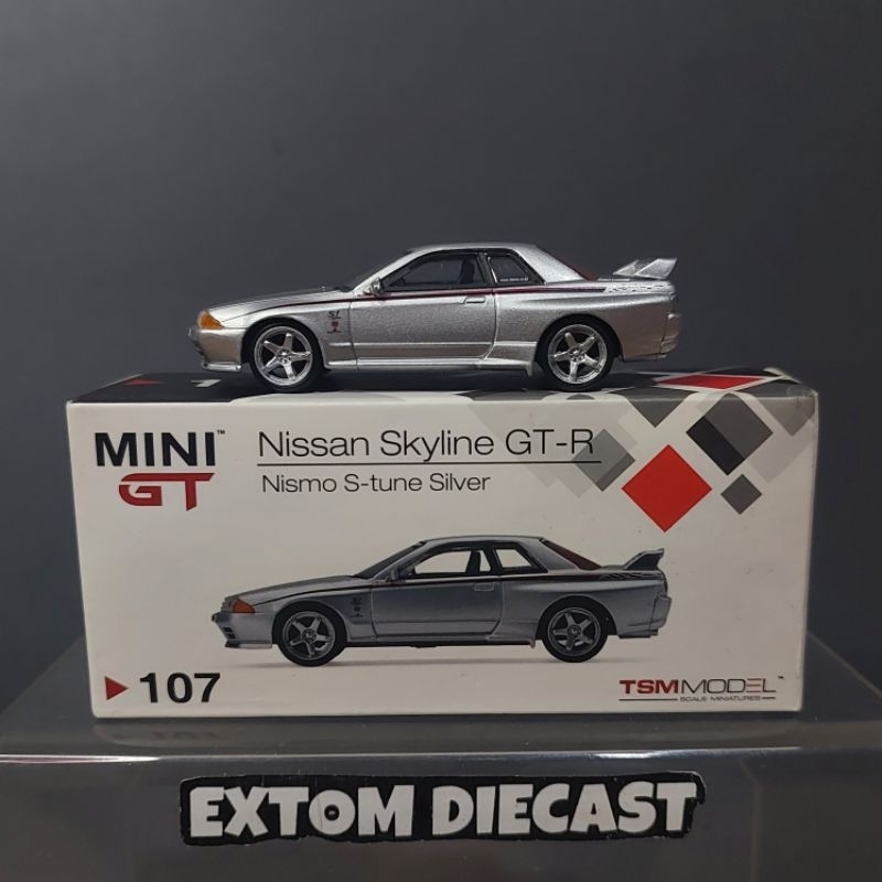 Jual Mini GT Nissan Skyline GTR R32 S-Tune Silver | Shopee Indonesia