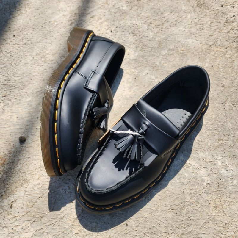 Jual Sepatu Loafers Docmar Adrian Tassel yellow stitch | Shopee Indonesia