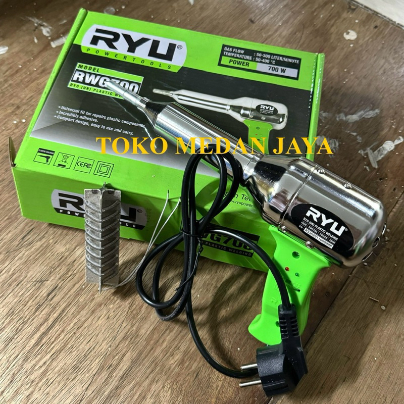 Jual WELDING HOT GUN RYU RWG700 MESIN LAS PIPA PVC LAS PLASTIK HEAT GUN ...