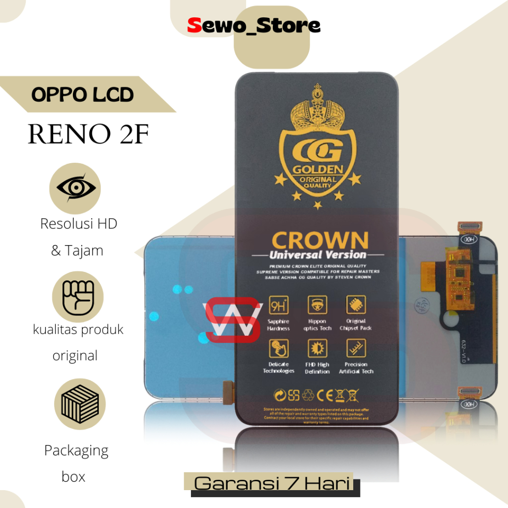 Jual LCD TOUCHSCREEN OPPO RENO 2F / OPPO K3 / RENO 2Z / REALME X ...