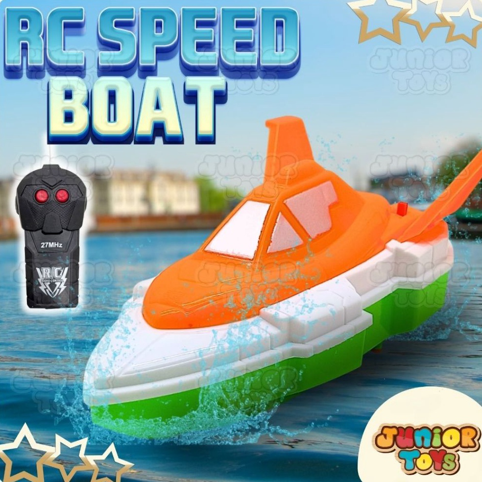 Jual Ready Irit Mainan Remote Control Speed Boat Perahu RC Kapal Laut ...