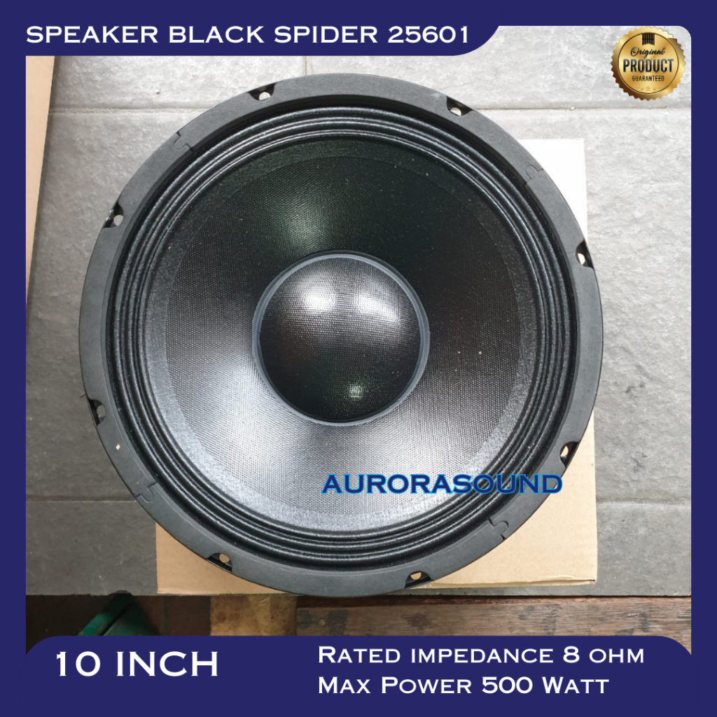 Jual SPEAKER KOMPONEN BLACK SPIDER 25601 WOOFER 10 INCH BLACKSPIDER BS ...