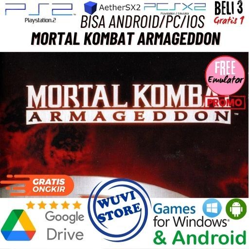 Jual PS 2 Mortal Kombat Armageddon | Bisa di PC / Android / IOS Plus