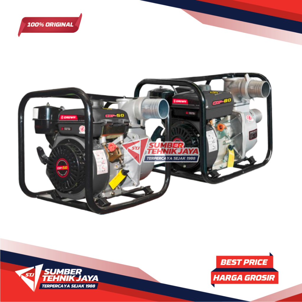 Jual Pompa Air Diesel Engine Solar Crown CDP80X (3 INCH) CDP 50X (2 ...