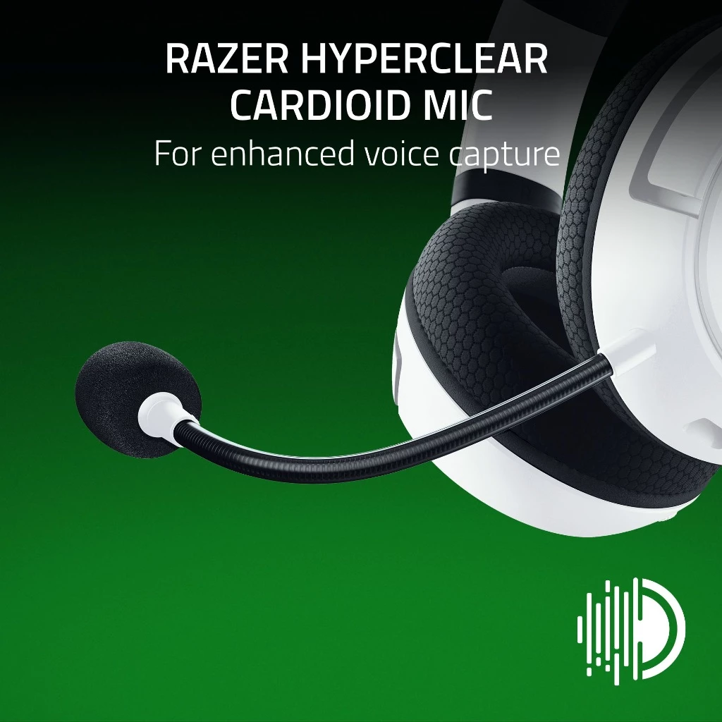 Razer Kaira Hyperspeed - White - Xbox Licensed Wireless Gaming Headset