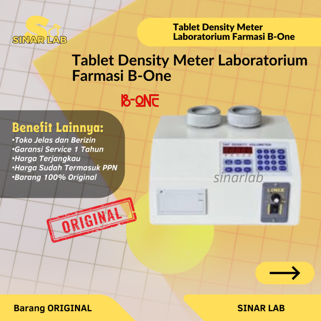 Jual Tablet Density Meter Laboratorium Farmasi B-One | Shopee Indonesia