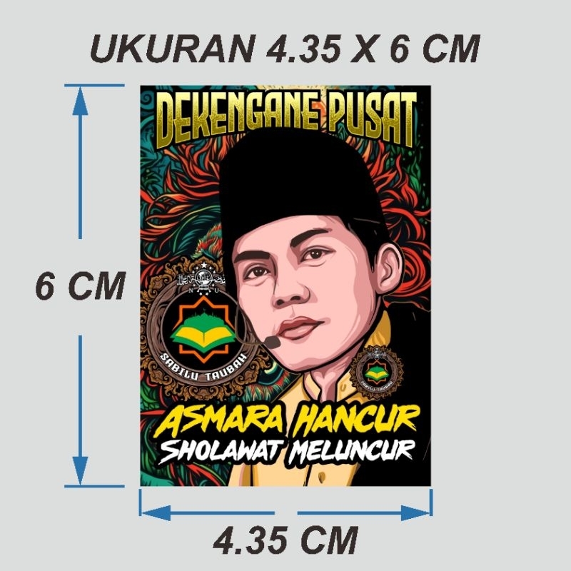 Jual Sticker Habib Sholawat Dekengane Pusat Mafia Sholawat Syekher ...