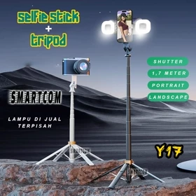 SMARTCOM Tripod Tongsis L16 Bluetooth Hand Stabilizer Hp Gopro Kamera Ringlight L12 L15 L16 Y19