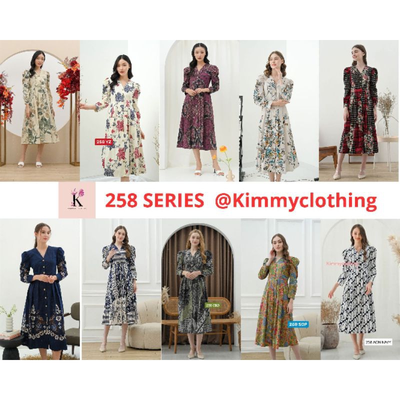 Jual 258 SERIES-DRESS BATIK UNTUK HIJAB-BATIK I ONE-PAKAIAN PANJANG ...