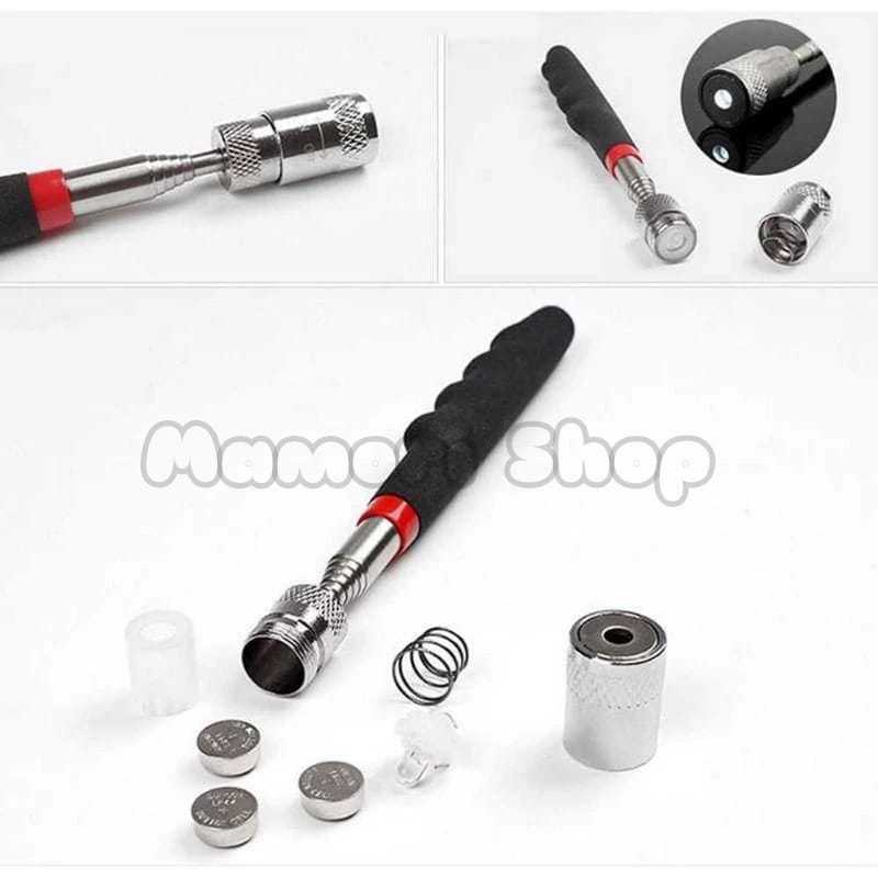 Jual Tongkat Magnet Lampu Led Senter Tool Kit Stick Telescopic | Shopee ...
