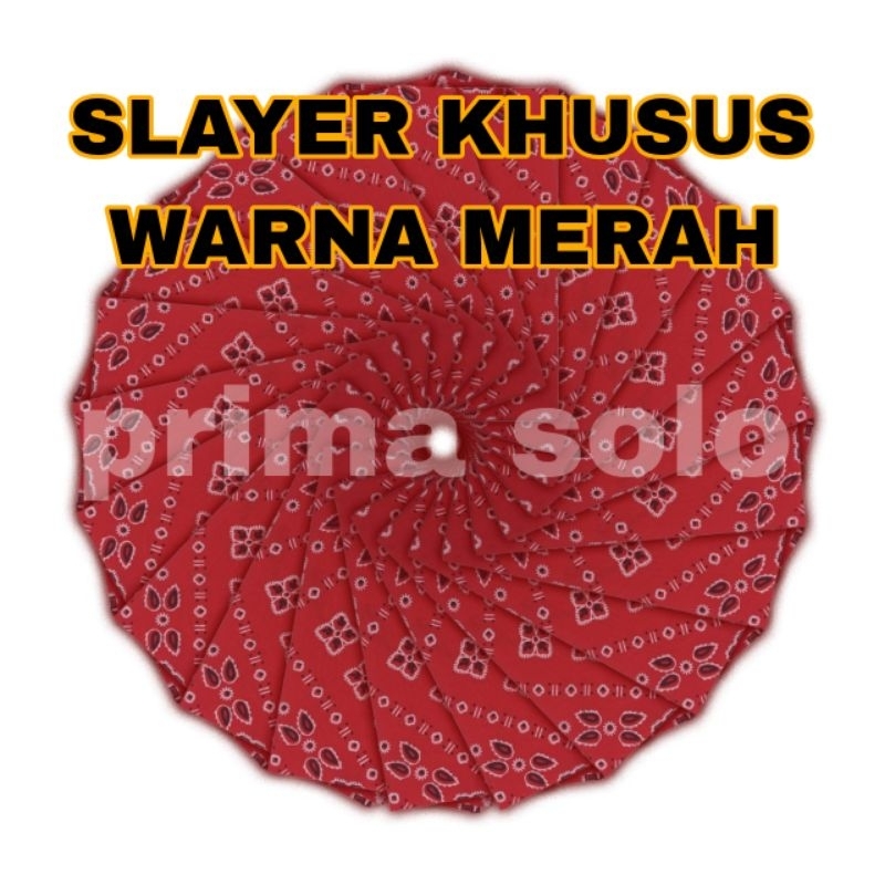 Jual Slayer Merah Batik/POLOS Murah | Shopee Indonesia