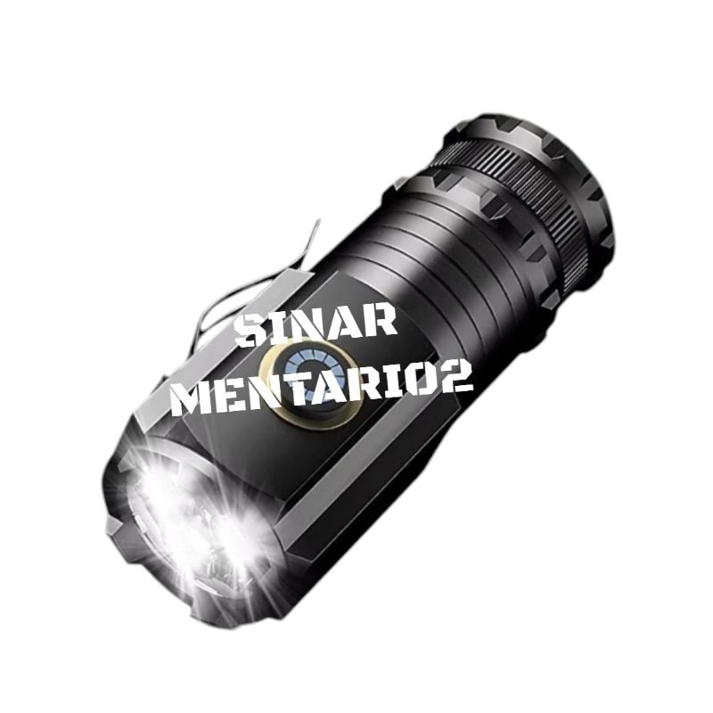 Jual Senter LED Super Terang Mini 3xLED P35 BL-350 Magnet Hiking ...