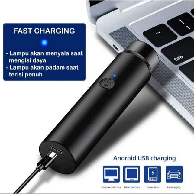 Jual Mesin Cukur Kumis Jenggot Elektrik Portable Mini / Alat Cukur