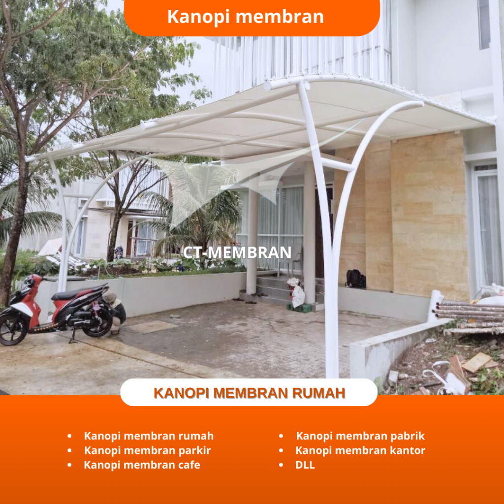 Kanopi Membran Rumah: Transformasi Estetika dan Fungsionalitas Hunian Modern