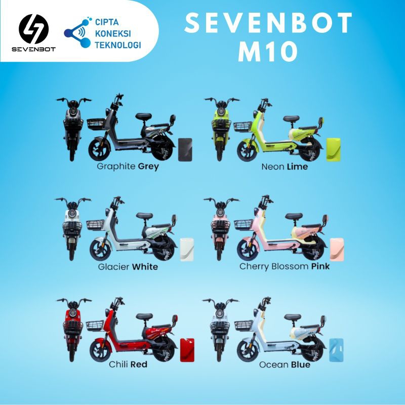 Jual SEVENBOT M10 - Sepeda Listrik | Shopee Indonesia