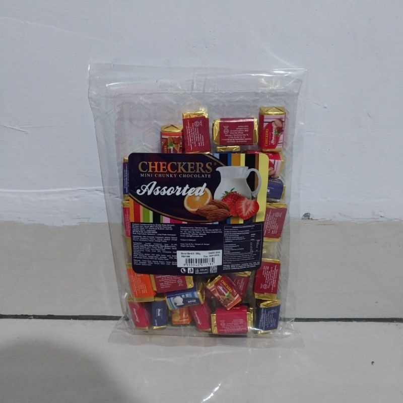 Jual checkers mini chunky chocolate 300gr | Shopee Indonesia