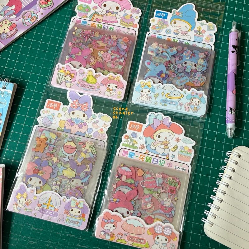 Jual SANRIO TRANSPARANT STICKER PACK | Shopee Indonesia