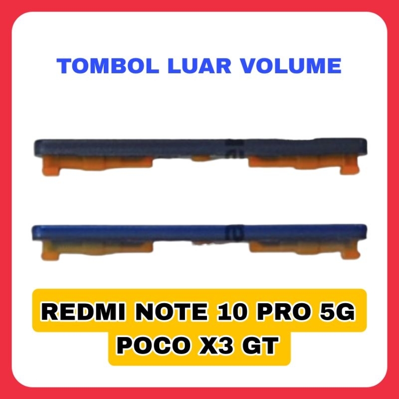 Jual Keypad tombol luar volume Redmi note 10 pro 5G / poco X3 GT ...