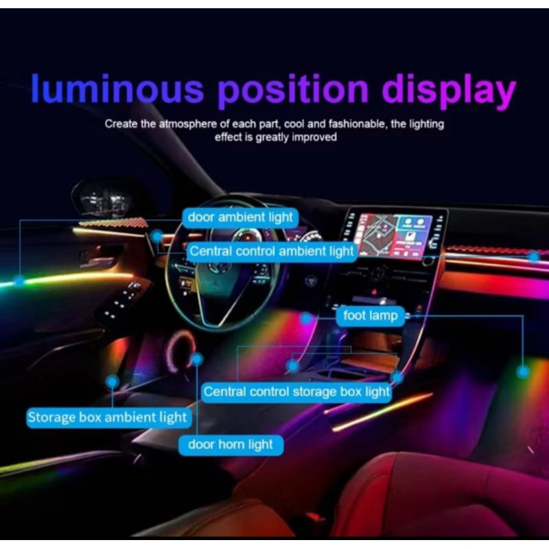 Jual Ambient light 18 titik RGB Matrix padlepop Mantap untuk Interior ...