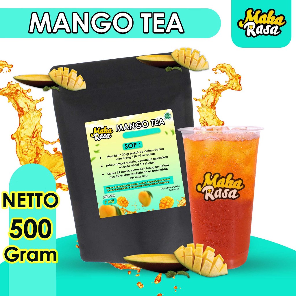 Jual [MAHA RASA] MANGO TEA - BUBUK MINUMAN KEKINIAN INSTAN PREMIUM ...